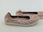Vorschaubild 3 von Ballerinas Damen Gr. 36 Rosa Lederimitat Slip-On Komfortabel Freizeit