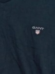 Vorschaubild 4 von Herren T-Shirt V-Ausschnitt Gr. M Blau Baumwolle Slim Fit