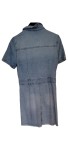 Vorschaubild 5 von Jeanskleid Damen Blau Gr. 38/M Baumwolle Uni Casual Alltag Knopfleiste