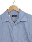 Vorschaubild 2 von Herren Business Hemd Langarm Blau Kariert Gr. 41