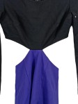 Vorschaubild 3 von GUESS by Marciano Damen Etuikleid Gr. 34/XS Elegant Cut-Outs Blau
