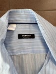 Vorschaubild 3 von Herren Business Hemd Langarm Gestreift Blau Gr. 41