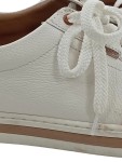 Vorschaubild 3 von Damen Sneaker low Leder Weiß Gr. 41 Casual Freizeitschuh