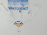 Vorschaubild 3 von Kinder Langarmshirt Gr. 80 Weiß Maritim mit Booten Baumwolle