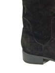 Vorschaubild 3 von Damen Overknee Stiefel Wildleder Schwarz Größe 36 Elegant