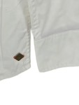 Vorschaubild 5 von Freizeithemd Kinder Gr. 152 Weiß Baumwolle Elasthan Uni Casual Langarm