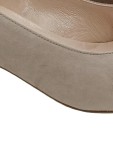 Vorschaubild 5 von Damen Pumps Gr. 37.5 Beige Elegant Wildleder