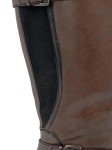 Vorschaubild 3 von Damen Stiefel Leder Braun Gr. 36 Casual Reißverschluss Schnalle