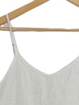Vorschaubild 4 von Damen Sommerkleid Gr. 40/L Weiß Casual Baumwolle Rüschen