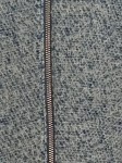 Vorschaubild 7 von Damen Übergangsmantel Gr. 38 Blau Casual Meliert Langarm