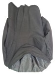Vorschaubild 5 von Damen Wintermantel mit Kapuze Gr. 38;M Schwarz Wolle Polyester Viskose