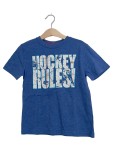 Vorschaubild 1 von T-Shirt Kinder Gr. 110 Blau Baumwolle Polyester Schriftzug Sport