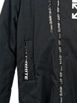 Vorschaubild 5 von Damen Sweatjacke Gr. 38 Schwarz Streetwear Logo-Print Kapuze