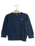 Vorschaubild 1 von Pullover Gr. 98 Blau Baumwolle Elch Stickerei V-Ausschnitt Jungen