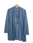 Vorschaubild 1 von Damen Strickjacke Cardigan Blau Gr. 44 Schlangenmuster