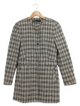 Vorschaubild 1 von Damen Blazer kariert Beige Größe S Tweed-Optik Langarm