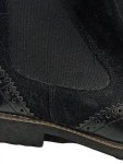 Vorschaubild 6 von Stiefeletten Damen Gr. 41 Schwarz Leder Slip-On 3 cm Casual Freizeit Uni
