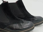 Vorschaubild 2 von Stiefeletten Damen Gr. 41 Schwarz Leder Slip-On 3 cm Casual Freizeit Uni