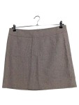 Vorschaubild 1 von Collection Damen A-Linienrock Gr. 40 Braun Meliert Baumwolle