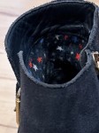 Vorschaubild 3 von Stiefeletten Damen Gr. 41 Blau Leder Reißverschluss 3 cm Casual