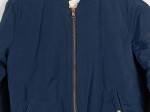 Vorschaubild 3 von Damen Bomberjacke Gr. 36/S Blau Casual Übergangsjacke Rippstrick
