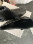 Vorschaubild 4 von Damen Stiefelette Gr. 38 Schwarz Kroko-Optik Blockabsatz