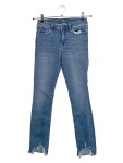 Vorschaubild 1 von Damen Jeans Mid Rise Super Skinny W26 Blau Destroyed