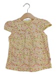 Vorschaubild 1 von Mädchen Shirt Blumenmuster Schmetterlinge Gr. 86 Gelb Rosa