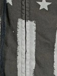 Vorschaubild 5 von Damen Kapuzenpullover Hoodie Grau Sterne Streifen Gr. 34;XS