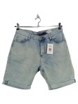 Vorschaubild 1 von SUBLEVEL Herren Jeans Shorts Hellblau Gr. W32/48 Denim Bermuda