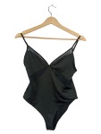 Vorschaubild 1 von Body Damen Gr. 38/M Schwarz Mesh-Einsätze Spaghettiträger NEU