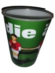Vorschaubild 1 von Becher Fanartikel Konzertbecher Grün Tischkicker Figuren Kunststoff