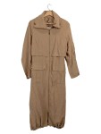 Vorschaubild 1 von Damen Übergangsmantel Gr. 44 Beige Langarm Reißverschluss