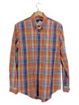 Vorschaubild 1 von Herren Freizeithemd Gr. S Kariert Orange Langarm
