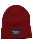 Vorschaubild 1 von Mütze Beanie Rot Herren Strickmütze Logo Casual