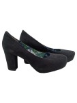 Vorschaubild 1 von Damen Pumps Gr. 37 Blau Wildleder Blockabsatz Elegant