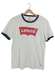 Vorschaubild 1 von Herren T-Shirt Gr. M Weiß Logo-Print Ringer Baumwolle