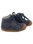Vorschaubild 1 von Kinder Stiefel Gr. 21 Blau Leder Gefüttert Winterschuhe