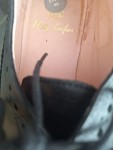 Vorschaubild 5 von Damen Brogue Schnürschuhe Leder Schwarz Gr. 40 Plateau
