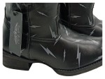 Vorschaubild 4 von Stiefel Damen Gr. 38 Schwarz Lederimitat Reißverschluss 4 cm