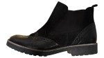 Vorschaubild 4 von Stiefeletten Damen Gr. 41 Schwarz Leder Slip-On 3 cm Casual Freizeit Uni
