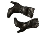 Vorschaubild 2 von Damen Stiefel Leder Schwarz Gr. 39 Absatzschuhe Elegant