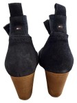 Vorschaubild 3 von Damen Chelsea Boots Wildleder Absatzschuhe Gr. 39 Blau Casual