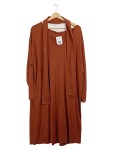 Vorschaubild 1 von Damen Freizeitkleid Gr. 40/L Braun Lyocell Bindegürtel