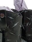 Vorschaubild 5 von Stiefel Damen Gr. 38 Schwarz Lederimitat Reißverschluss 4 cm
