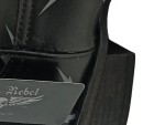 Vorschaubild 7 von Stiefel Damen Gr. 38 Schwarz Lederimitat Reißverschluss 4 cm