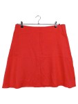 Vorschaubild 1 von Damen A-Linienrock Gr. 42/XL Rot Leinen Sommer