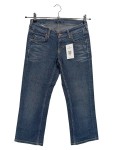 Vorschaubild 1 von Damen Jeans Shorts Blau Gr. W26 Stickerei Baumwolle Stretch