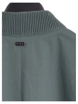 Vorschaubild 5 von Bomberjacke Kinder Gr. 98 Oliv Baumwolle Elasthan Uni Casual Freizeit