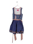 Vorschaubild 1 von Dirndl Trachtenkleid Blau Rosa Gr. 34 XS Schürze